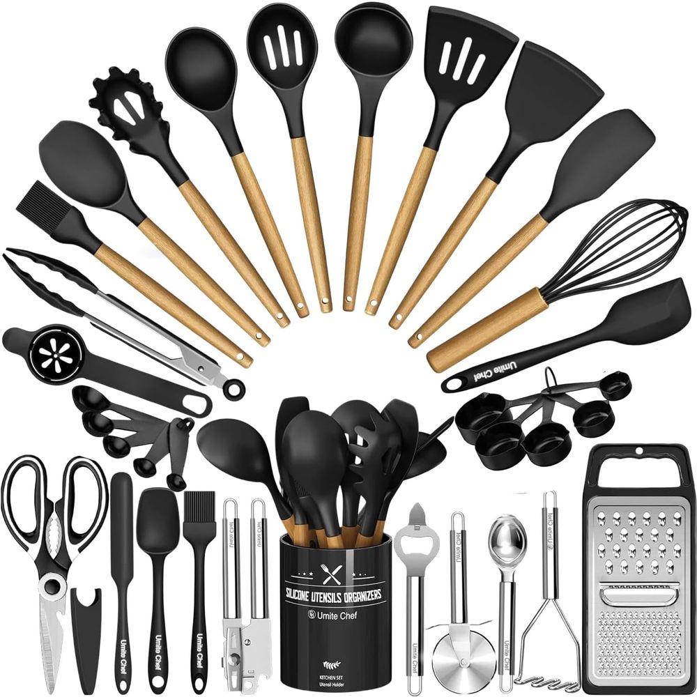 Kitchen Utensil Holder - Mutfak Gereçleri Seti - 34 Parça