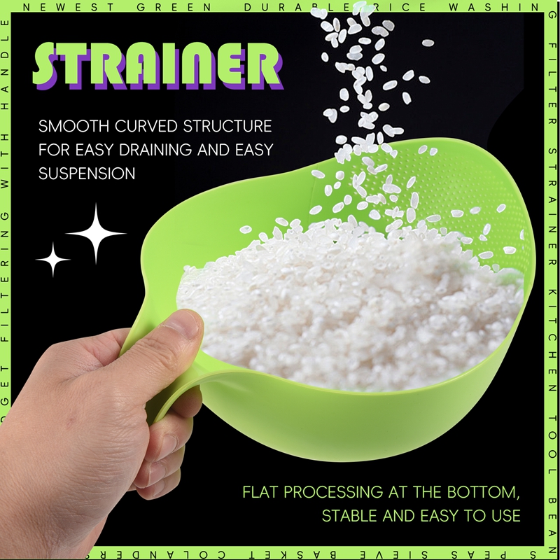 Kitchen Gadgets Rice Filter - Dayanıklı Pirinç Yıkama Filtresi Süzgeci Mutfak