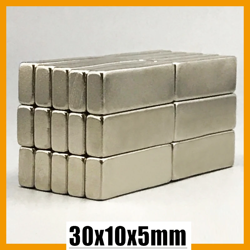 Kitchen Gadgets Under $10 - 2-100 adet 30x10x5mm Mıknatıs Blok Kare