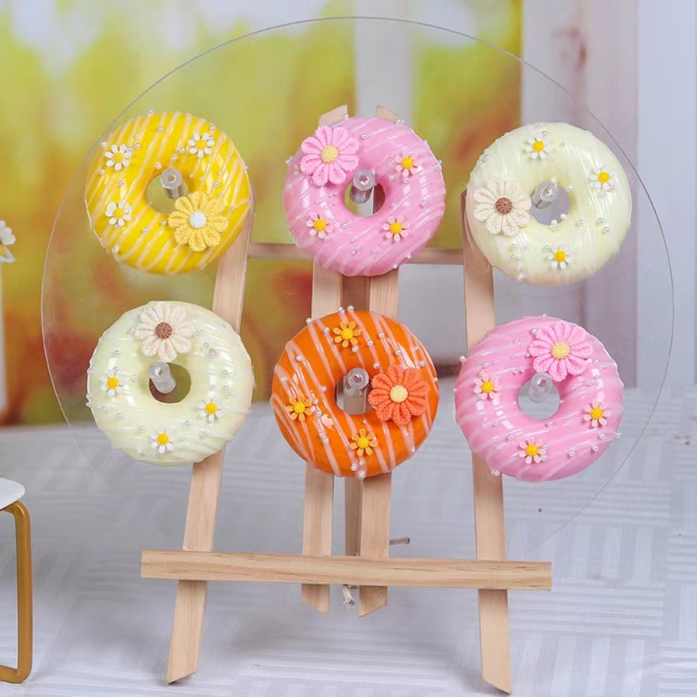 Kitchen Gadgets Home Party - Dekoratif Donut Buzdolabı Magneti Gerçekçi Yiyecek