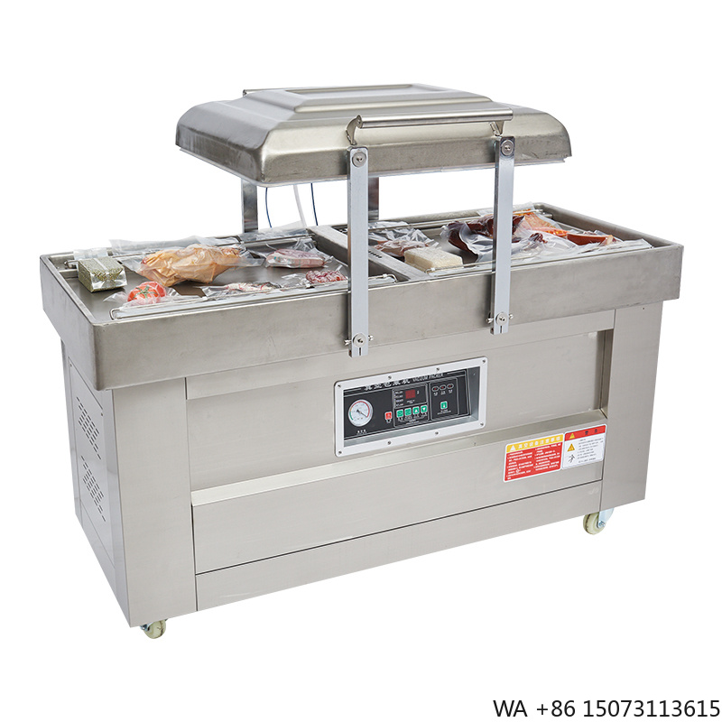 Food Vacuum Sealer - Yarı Otomatik Çift Bölmeli Vakumlu Paketleme