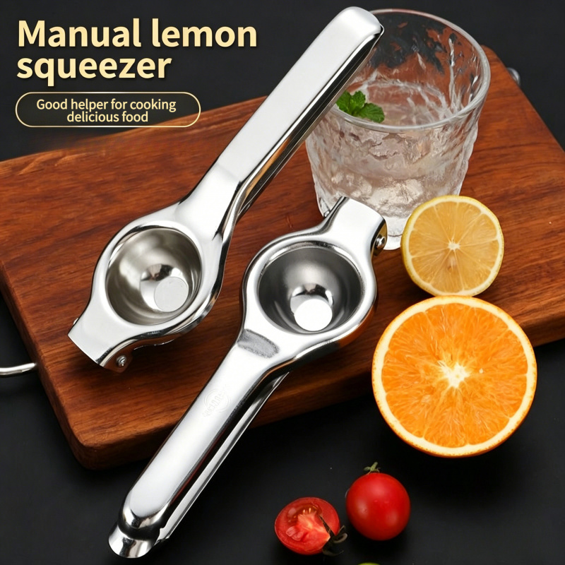 Citrus Lemon Squeezer - 1 adet Paslanmaz Çelik Manuel Limon