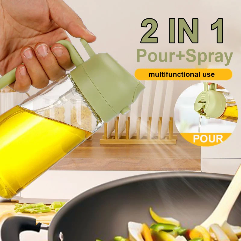 Kitchen Gadgets Air Fryer - 2'si 1 arada Dökün Sprey Püskürtücü