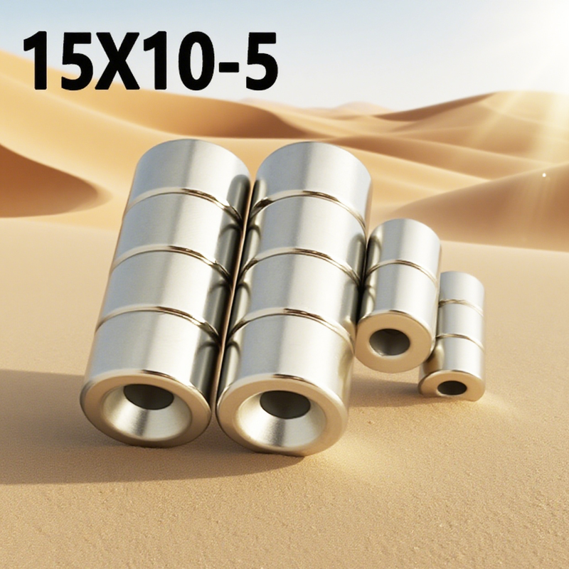 Kitchen Gadgets Under $10 - 2-100 adet 15x10-5mm Mıknatıs Delik Yuvarlak