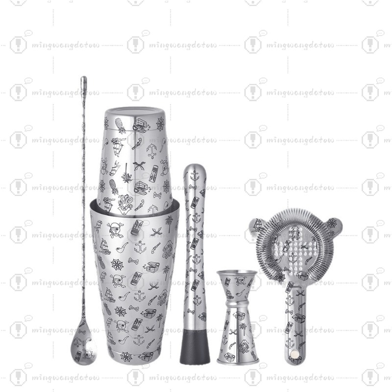 Stainless Steel Strainer - Parlak Paslanmaz Çelik Buz Süzgeci, Kokteyl