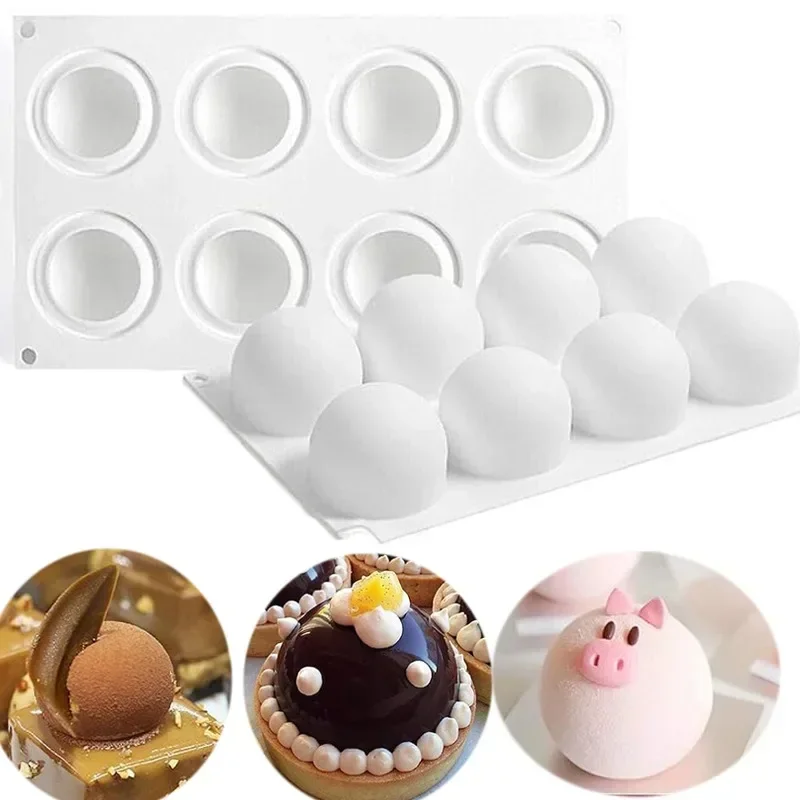 Kitchen Gadgets Deals - 3D Küre silikon kalıp Mousse Kek