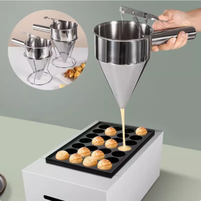 Kitchen Gadgets Deals - 600/1200ML Paslanmaz Çelik Sıvı Hunisi Dağıtıcısı,