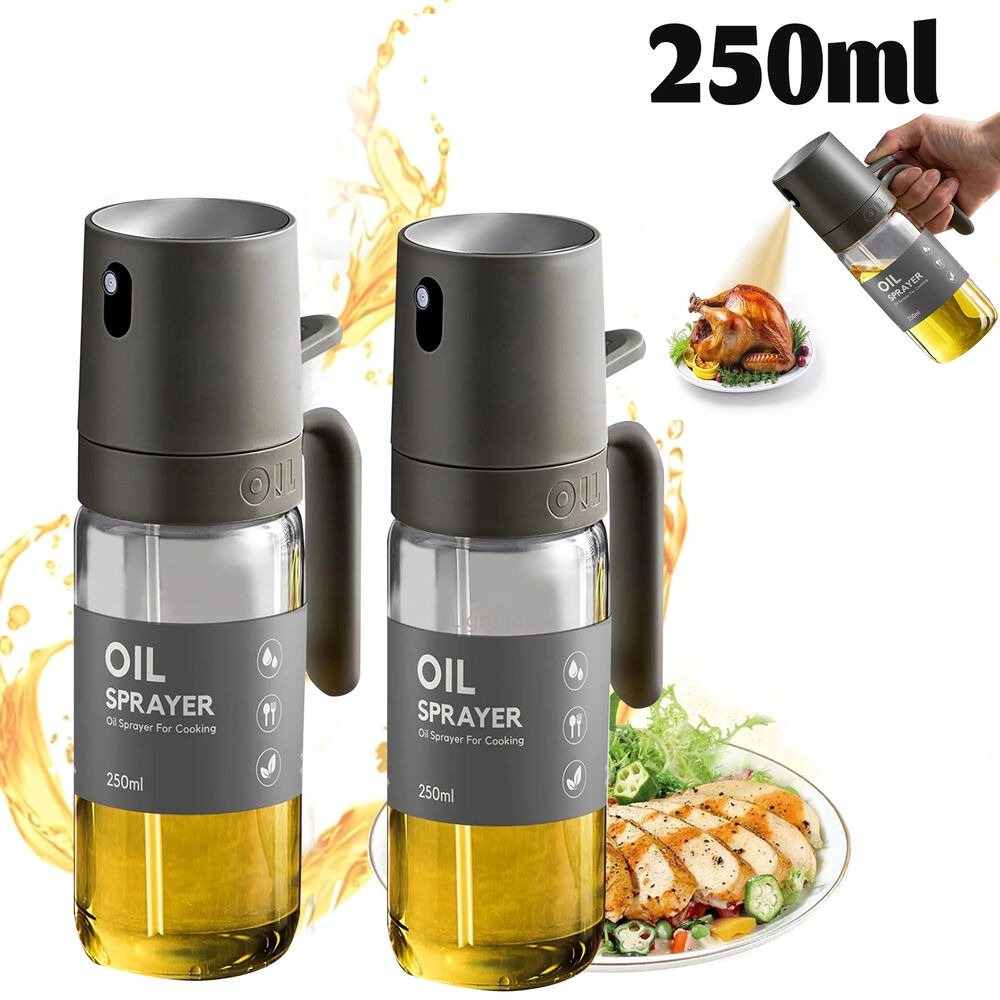 Kitchen Gadgets Air Fryer - 250ML Yağ Spreyi, Yüksek Borosilikat Camdan