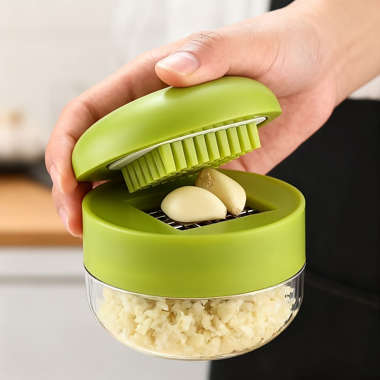 Kitchen Gadgets Green - 1 Parçalı Sarımsak Doğrayıcı Manuel Sarımsak