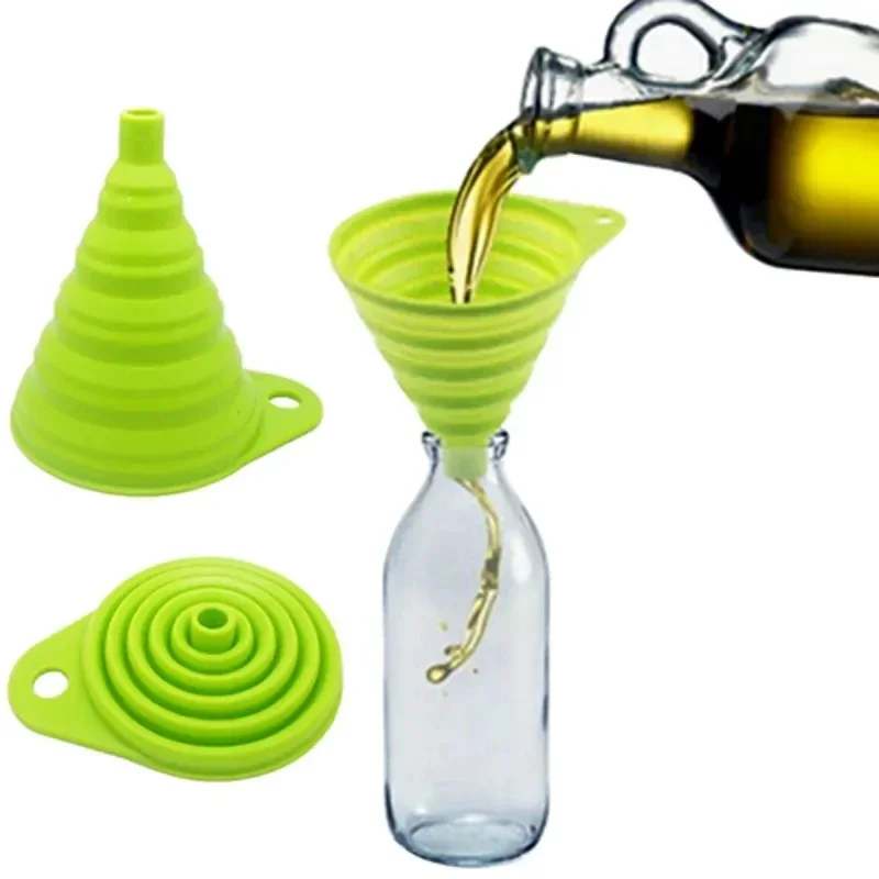 Kitchen Gadgets Small - 1/4 adet silikon katlanabilir huni katlanabilir