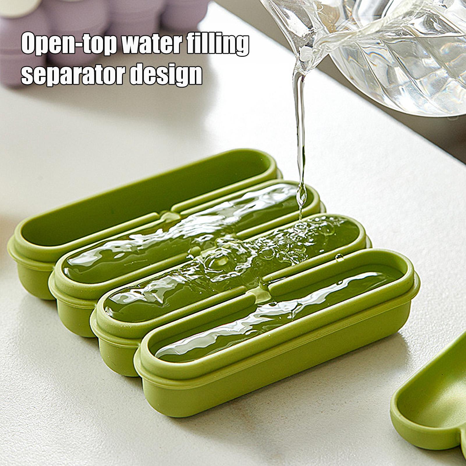 Kitchen Gadgets Home Party - Dikdörtgen Buz Kalıbı Mutfak Gereçleri Silikon