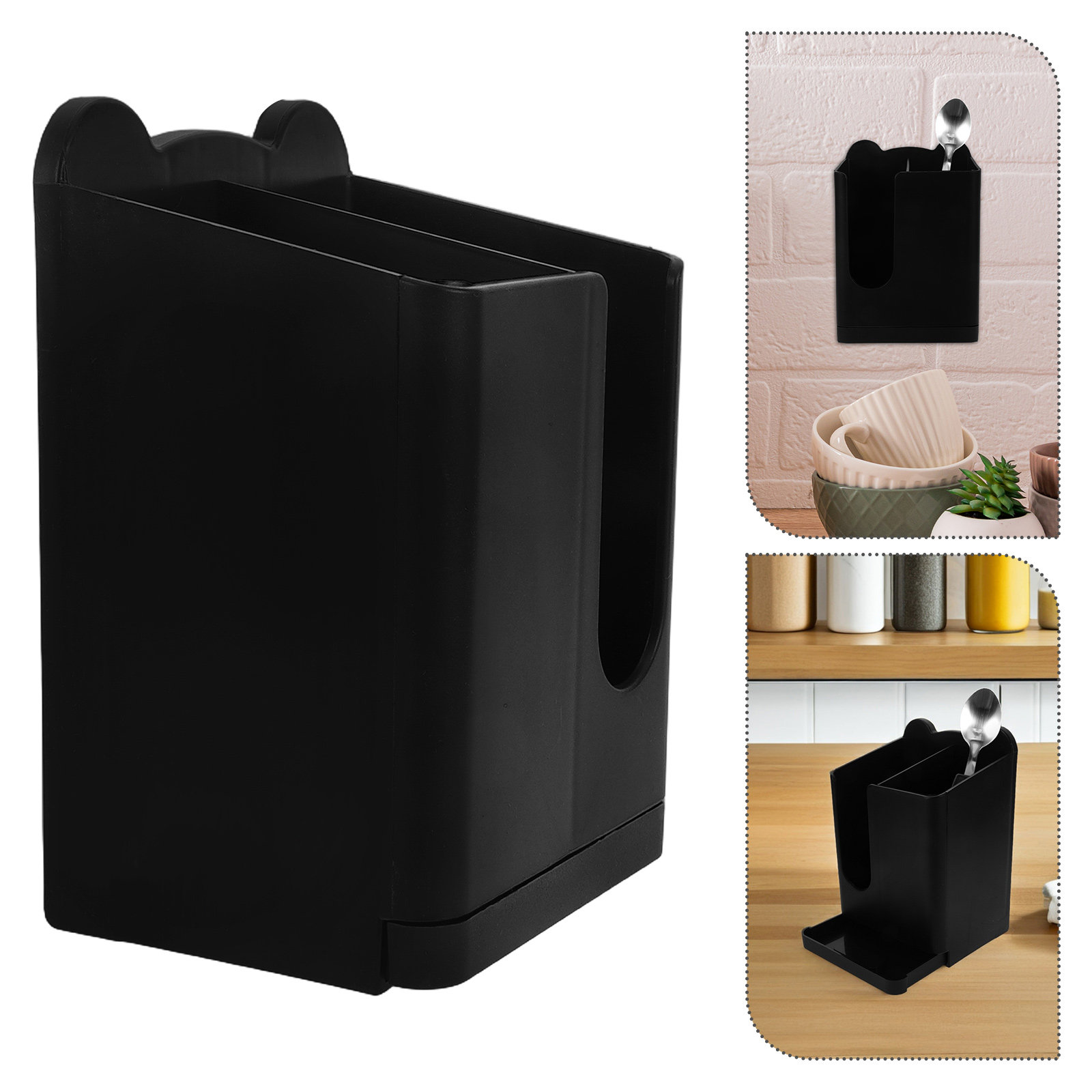 Kitchen Utensil Holder - 2 Adet Çubuk ve Kaşık Tutucu