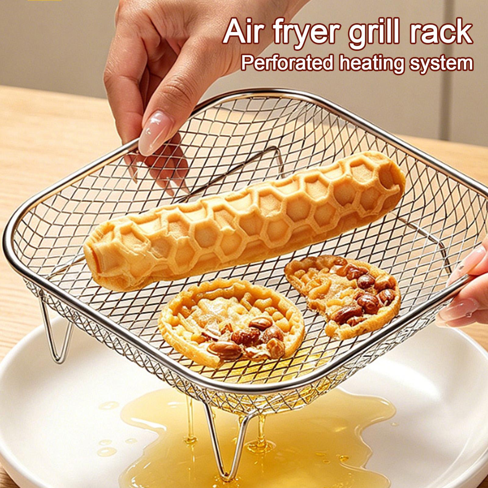 Kitchen Gadgets Air Fryer - Hava Fritözü Rafı Paslanmaz Çelik İstiflenebilir