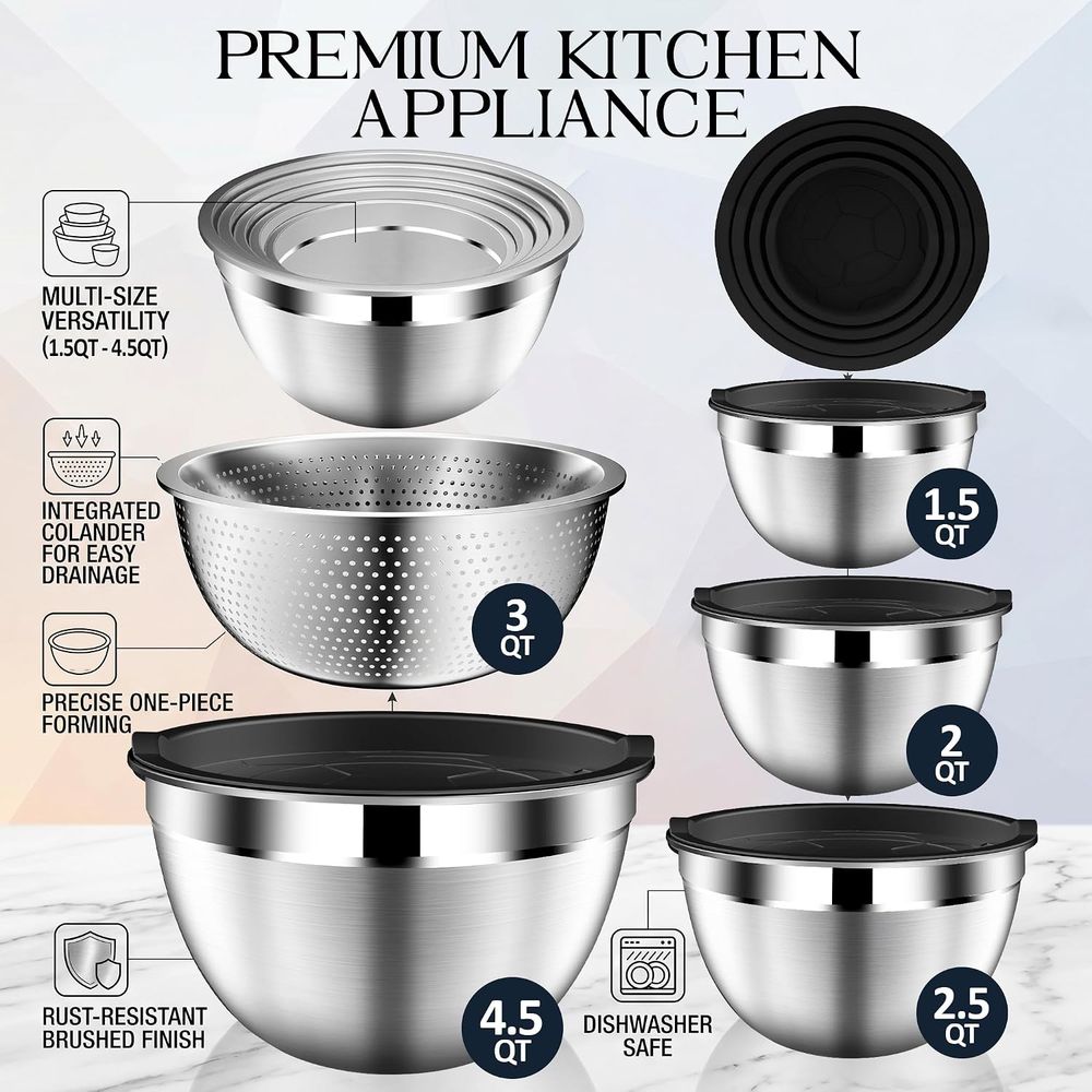 Kapaklı Karıştırma Kaseleri Se - Stainless Steel Strainer incelemesi ve fiyatı