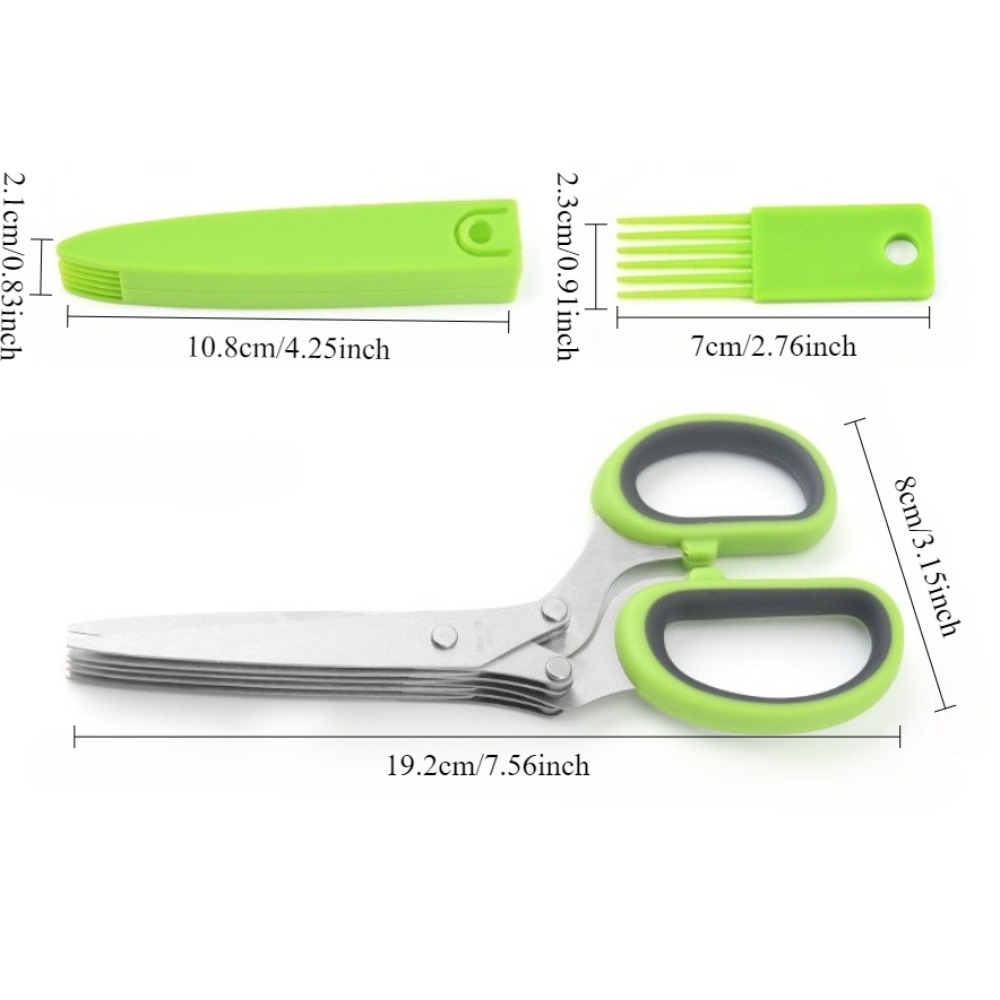 Çok Katmanlı Makas Mutfak Maka - Herb Scissors 5 Blade incelemesi ve fiyatı