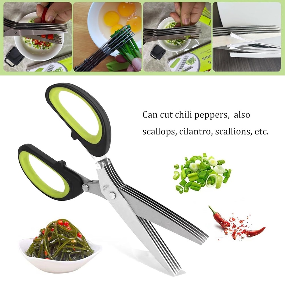 Çok Katmanlı Makas Mutfak Maka - Herb Scissors 5 Blade incelemesi ve fiyatı
