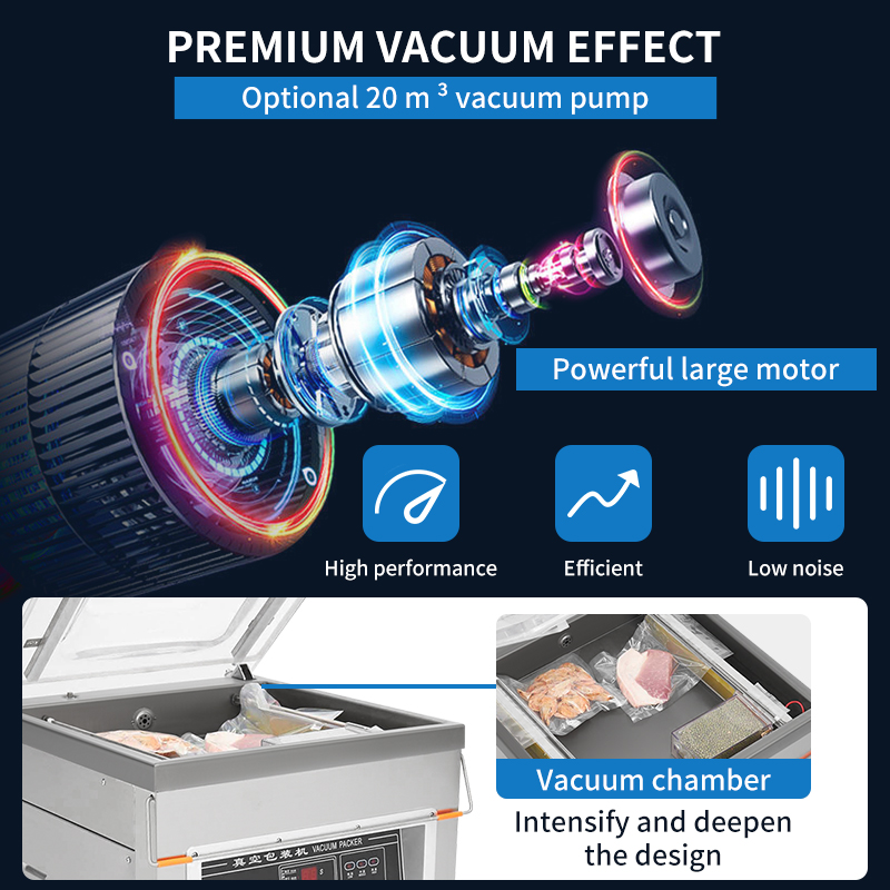 Ticari Yarı Otomatik Dikey Vak - Food Vacuum Sealer incelemesi ve fiyatı
