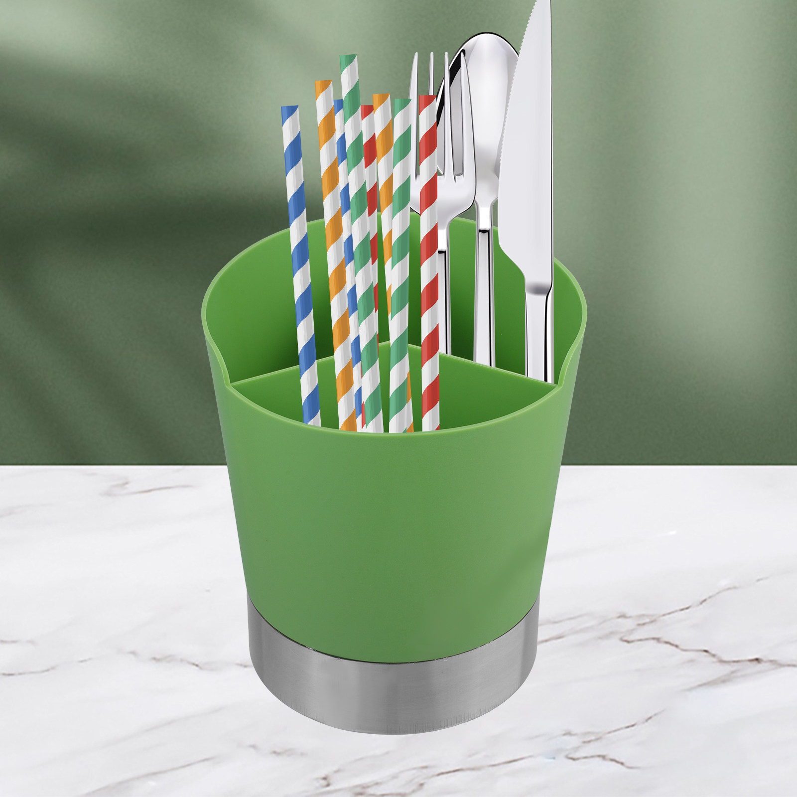 Çok Fonksiyonlu 3 Bölmeli Mutf - Kitchen Utensil Holder incelemesi ve fiyatı
