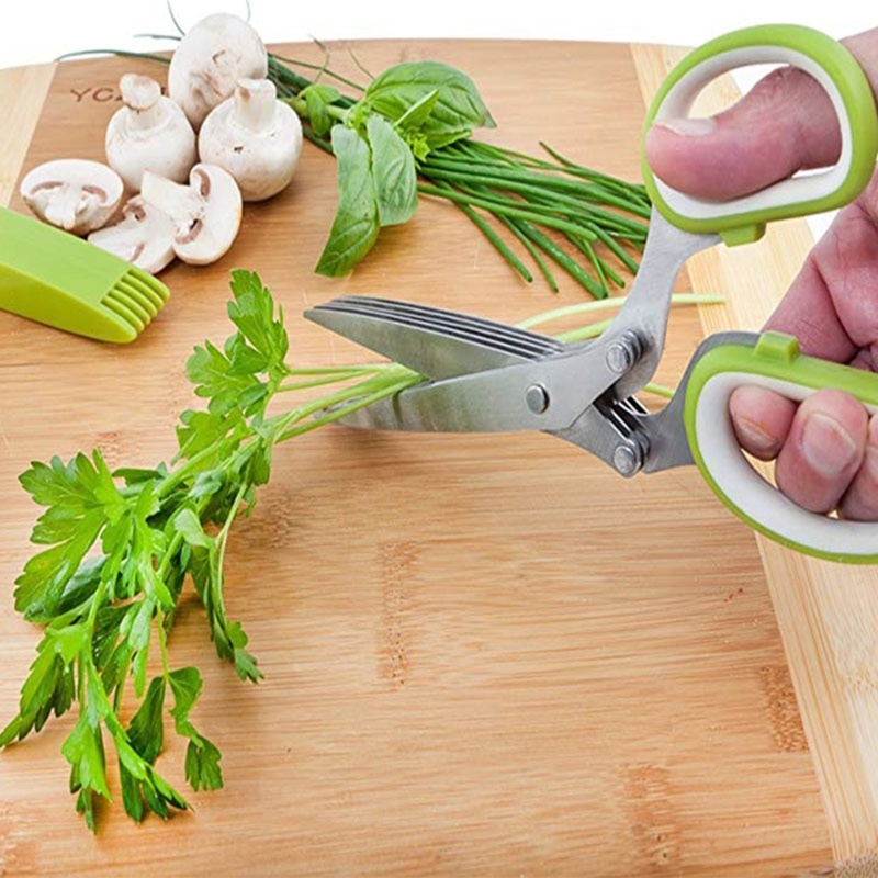 5 Bıçaklı Bitki Makası Mutfak  - Herb Scissors 5 Blade incelemesi ve fiyatı