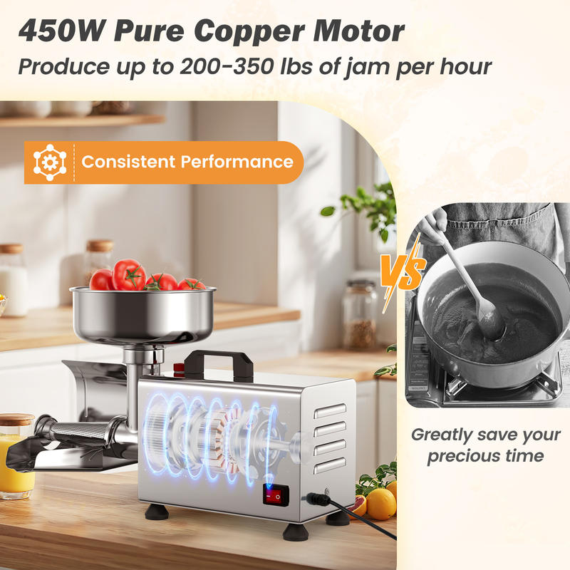 450W Elektrikli Domates Süzgec - Stainless Steel Strainer incelemesi ve fiyatı