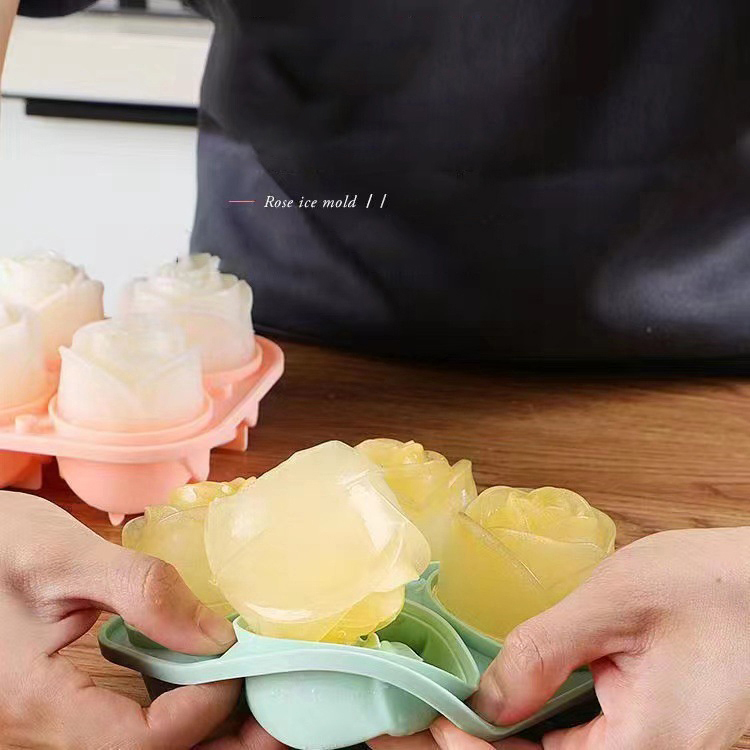 3D Gül Buz Kalıpları 4 Delik B - Kitchen Utensil Holder incelemesi ve fiyatı