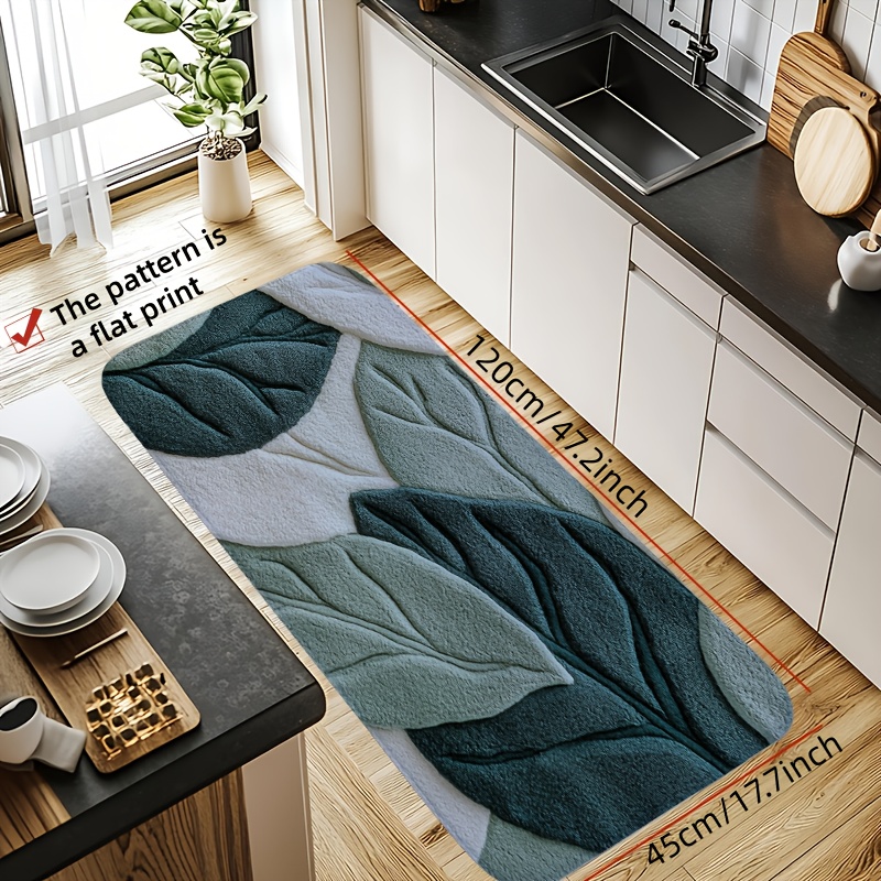 Yeşil Yaprak Desenli Banyo Pas - Kitchen Gadgets Green incelemesi ve fiyatı