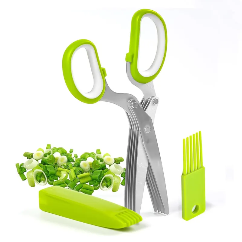 Paslanmaz Çelik 5 Bıçaklı Mutf - Herb Scissors 5 Blade incelemesi ve fiyatı