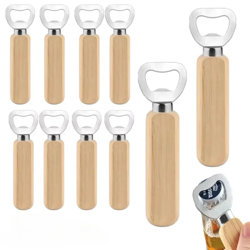 Paslanmaz Çelik Ahşap Şişe Aça - Kitchen Gadgets Home Party incelemesi ve fiyatı