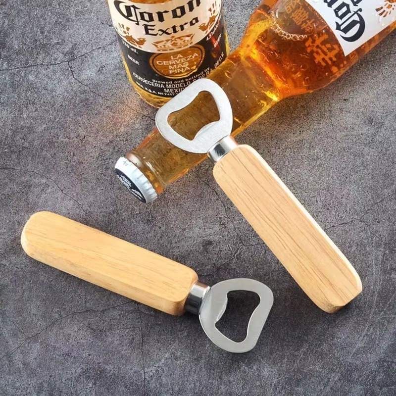 Paslanmaz Çelik Ahşap Şişe Aça - Kitchen Gadgets Home Party incelemesi ve fiyatı