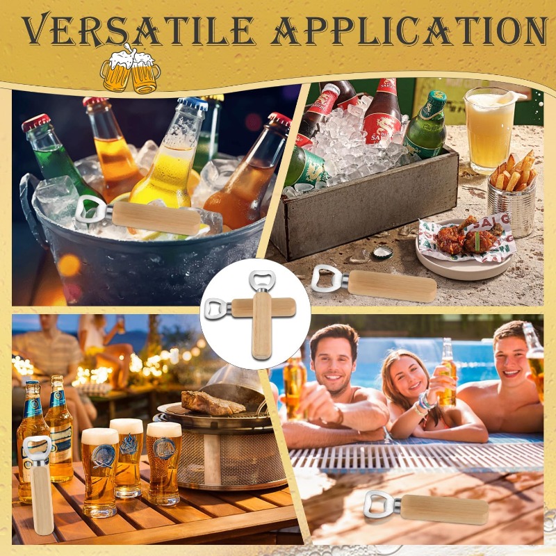Paslanmaz Çelik Ahşap Şişe Aça - Kitchen Gadgets Home Party incelemesi ve fiyatı