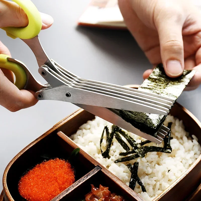 5 Bıçaklı Mutfak Makası Yeşil  - Herb Scissors 5 Blade incelemesi ve fiyatı