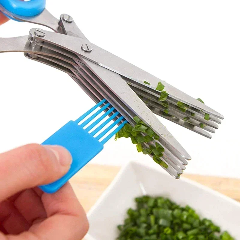 5 Bıçaklı Mutfak Makası Yeşil  - Herb Scissors 5 Blade incelemesi ve fiyatı
